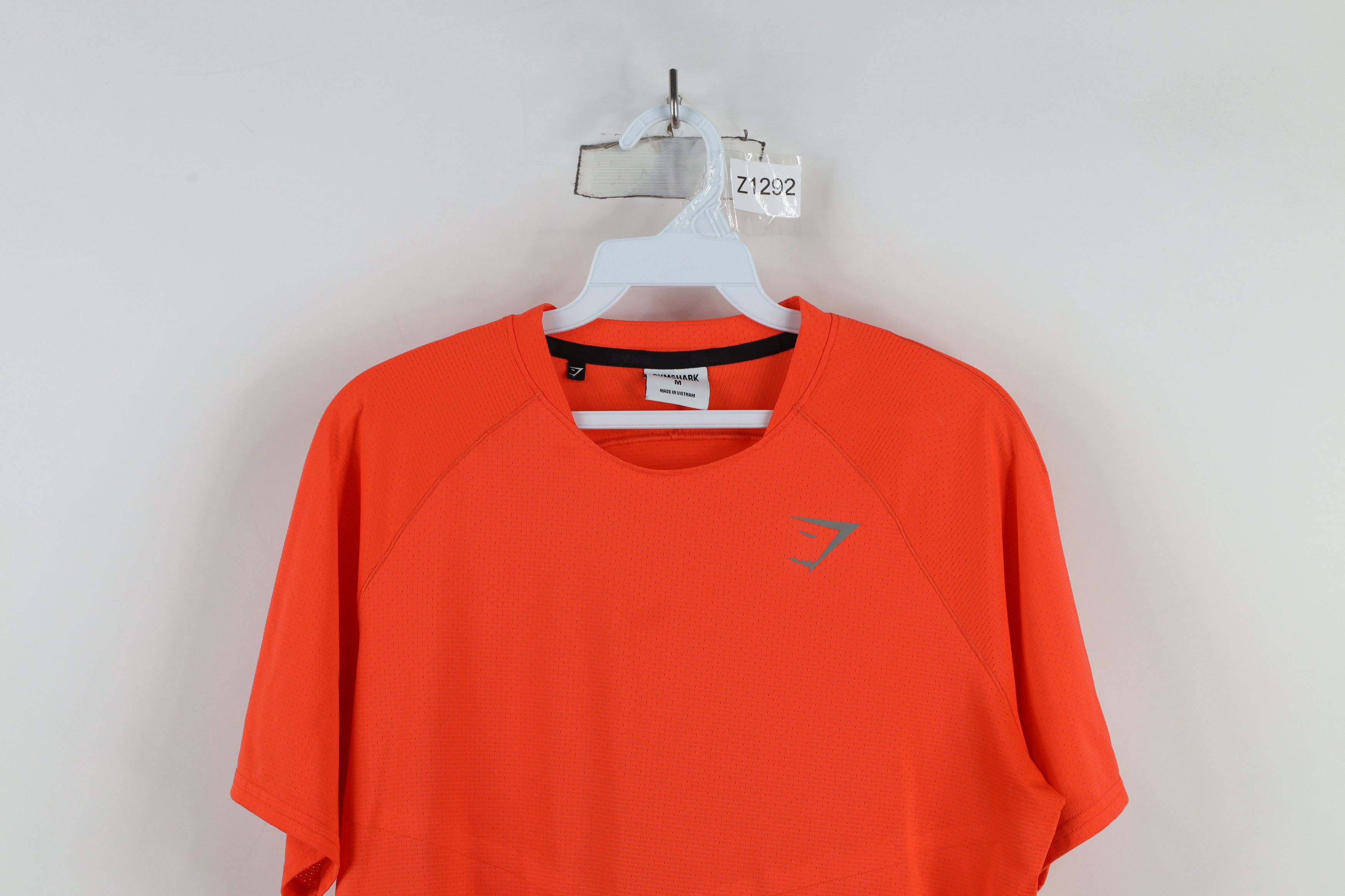 Gymshark × Vintage Gymshark Vented Knit Speed Running Gym T-Shirt Orange Size US M / EU 48-50 / 2 - 2 Thumbnail