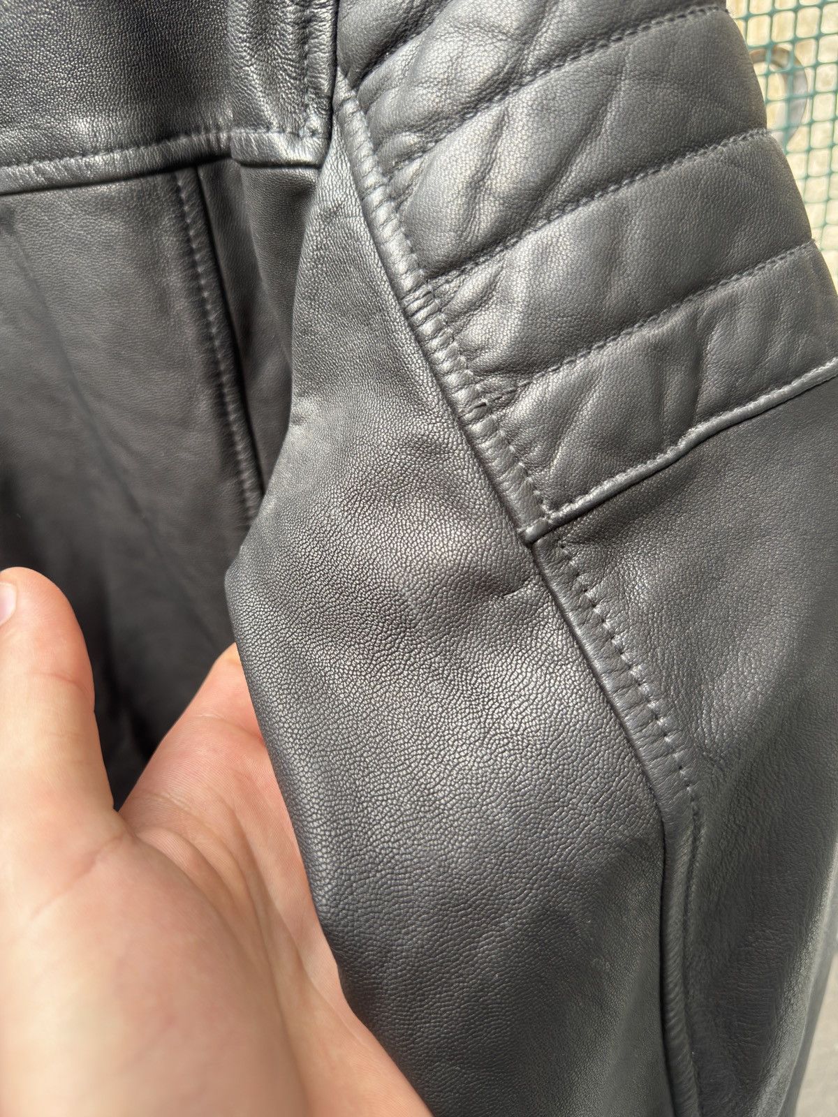 Allsaints AllSaints Lamb Leather Jacket Mens Small Black Bales Biker Size US S / EU 44-46 / 1 - 10 Thumbnail