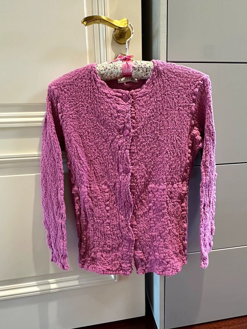 Issey Miyake Issey Miyake size:one size Pink pleated cardigan Size M / US 6-8 / IT 42-44 - 2 Thumbnail