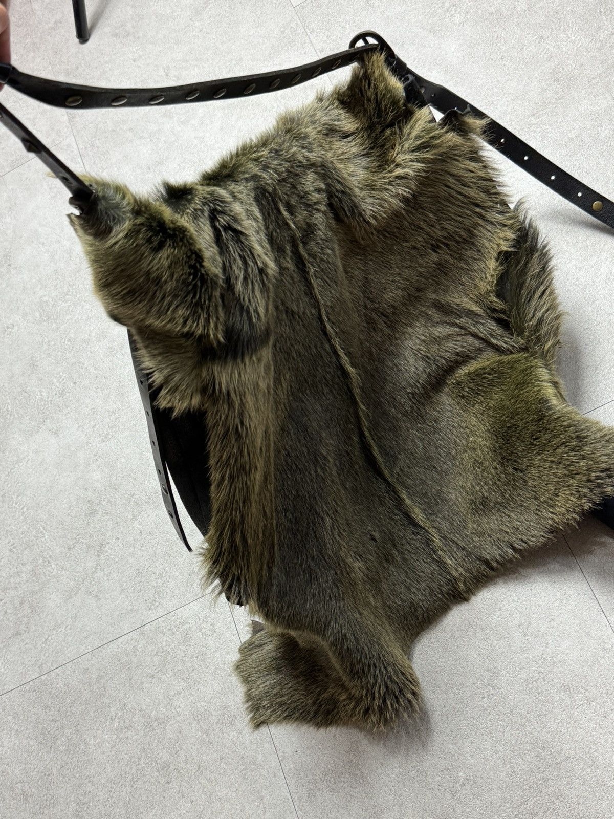 HENRY BEGUELIN Henry Beguelin Leather Real Fur Shoulder Bag Size ONE SIZE - 4 Thumbnail