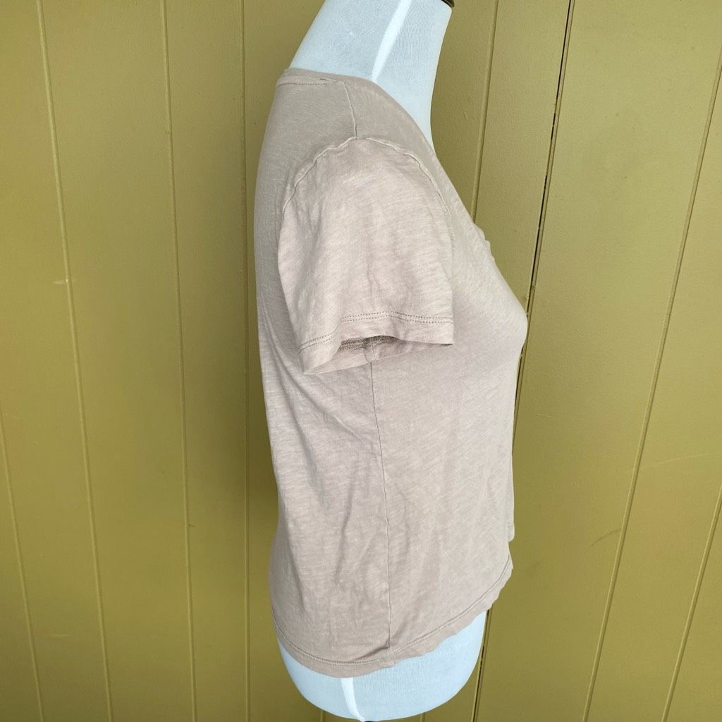 Madewell Madewell women S V-neck short sleeve shirt light pink Size S / US 4 / IT 40 - 5 Thumbnail