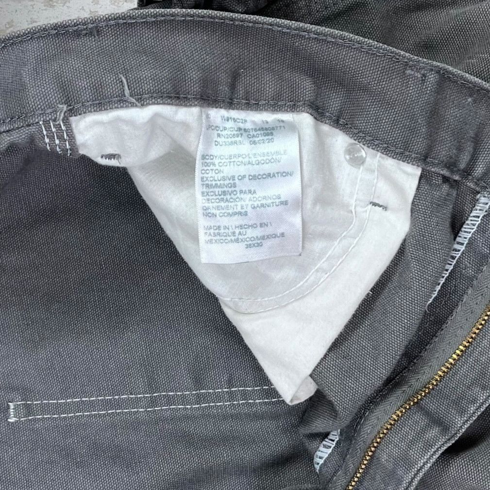 Dickies Vintage 90s Dickies Carpenter Pants 36x30 Baggy Grey Canvas Size US 36 / EU 52 - 4 Thumbnail
