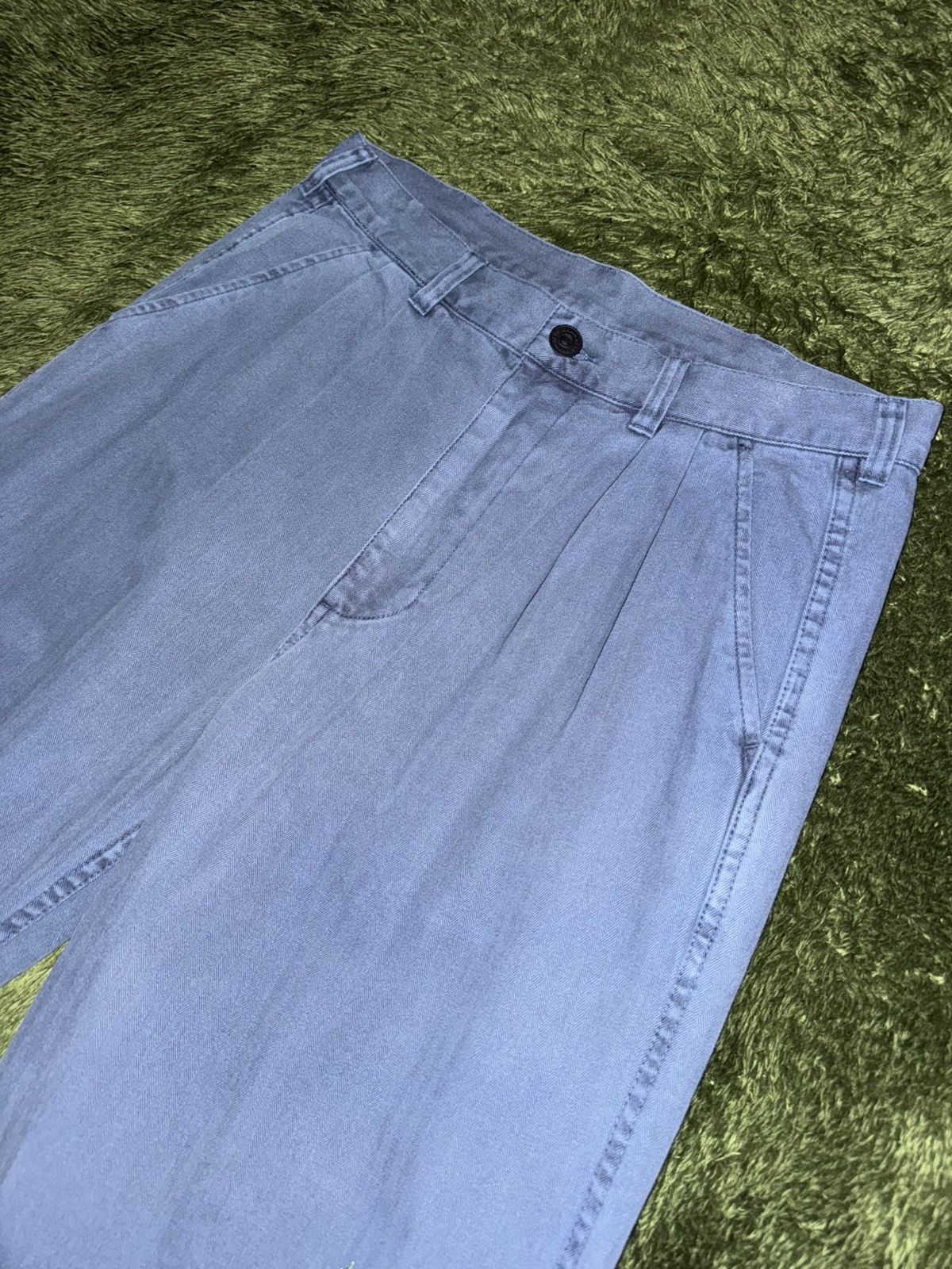 Brain Dead [S] BRAIN DEAD Pigment Dyed Herringbone Pants Size US 32 / EU 48 - 2 Thumbnail