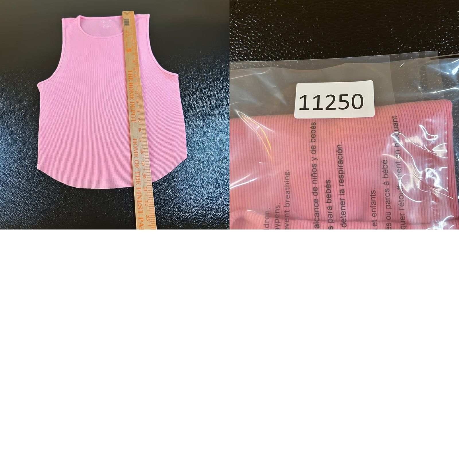 Vintage VINTAGE: not applicable, so omit. American Eagle Tank Women's Large Pink Ribbed Sleeveless Round Neck Casual Basic Tank Top Size L / US 10 / IT 46 - 8 Thumbnail