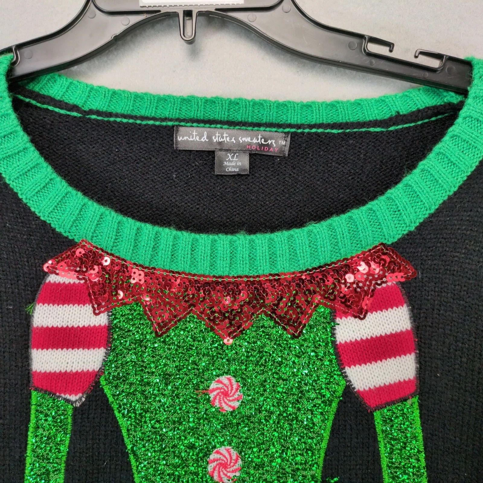 Other United States Sweaters Holiday Christmas Elf Sweater Dress Size XL / US 12-14 / IT 48-50 - 3 Thumbnail