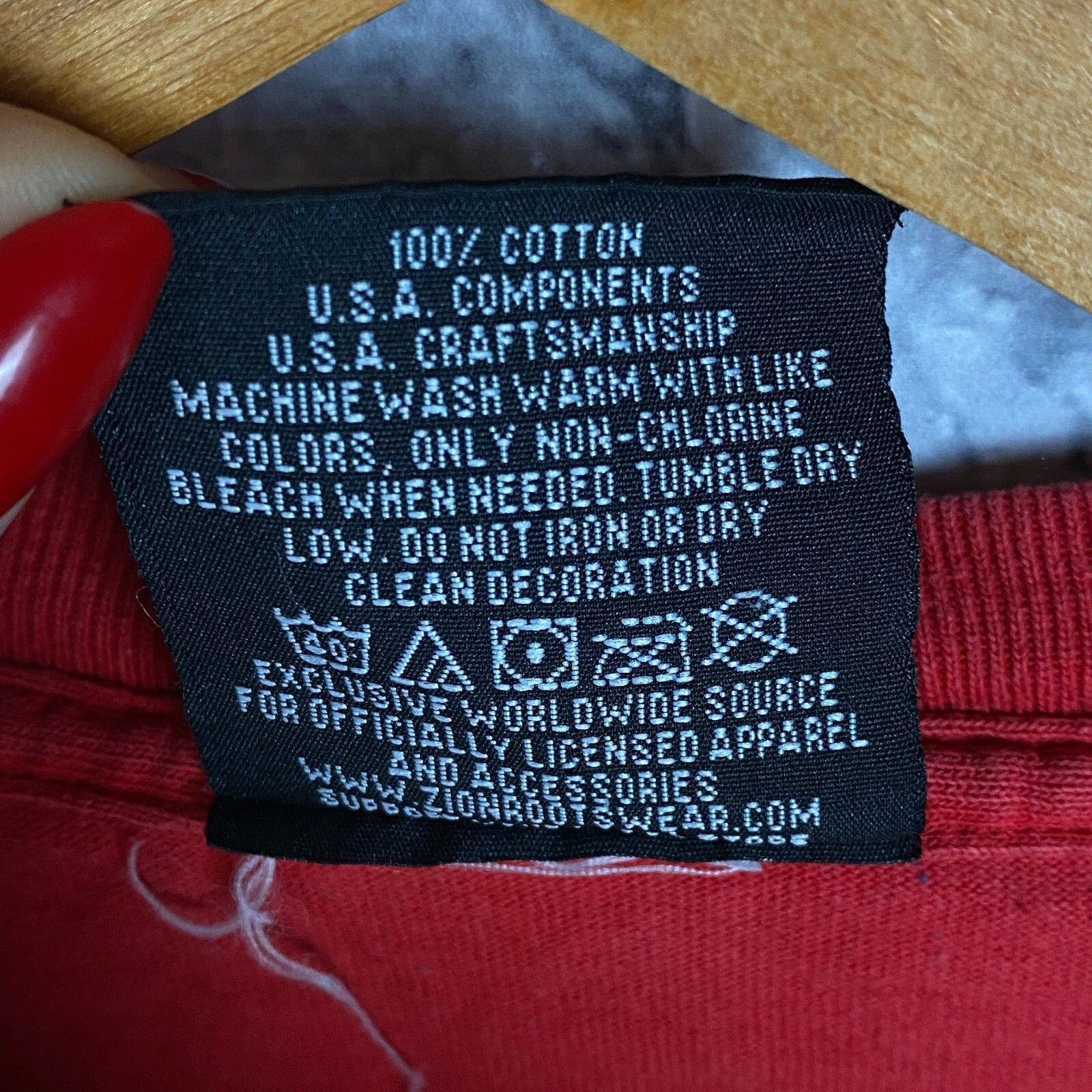 Jimi Hendrix Jimi Hendrix Vintage Tee Men's Size M Red Short Sleeve ` Size US M / EU 48-50 / 2 - 7 Thumbnail