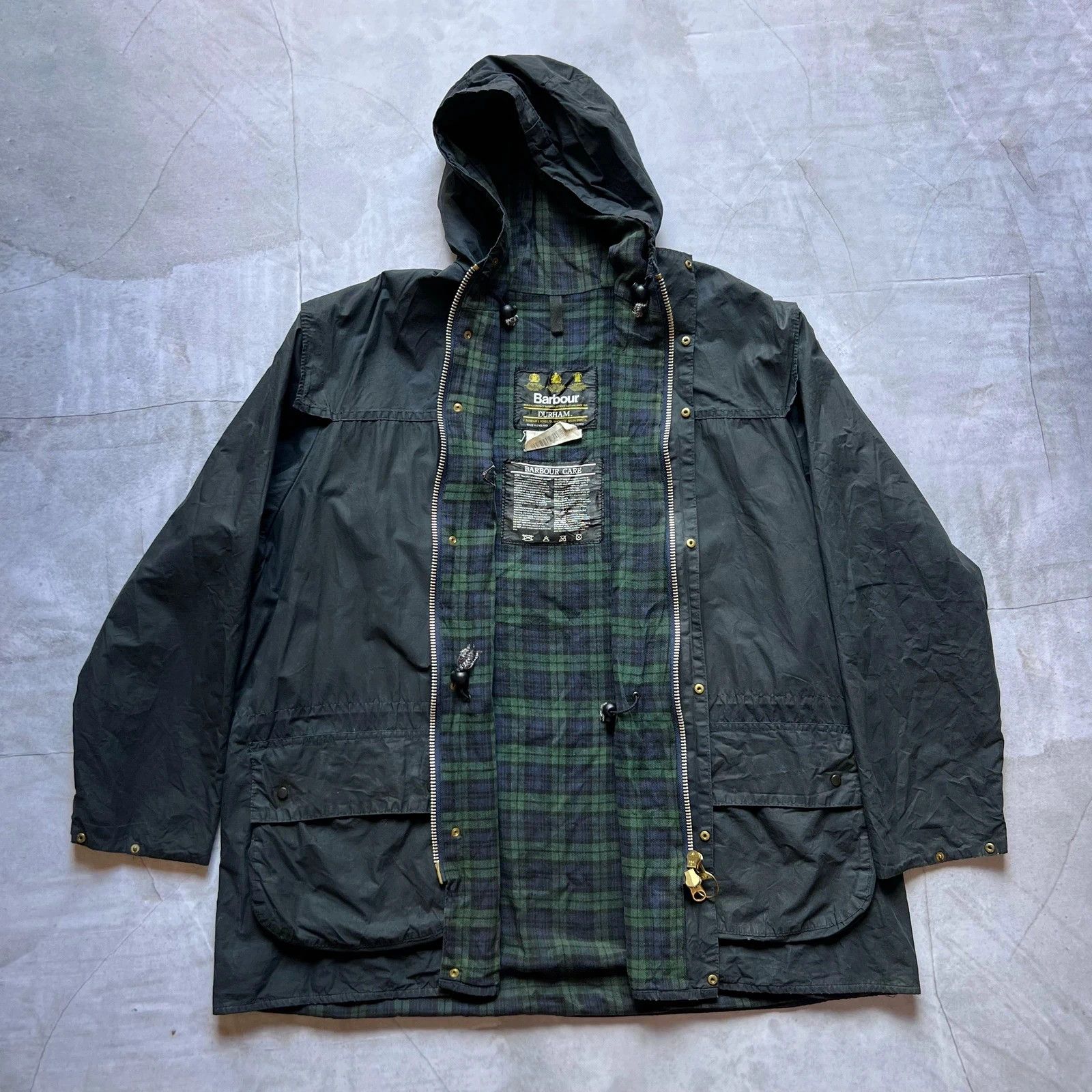 Barbour vintage Barbour Durham waxed parka jacket coat wax Bedale Size US XL / EU 56 / 4 - 7 Thumbnail
