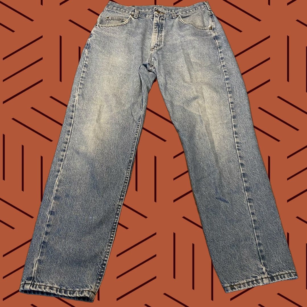 Vintage VINTAGE L.L. Bean Jeans Mens 36x32 Denim Pants Flat Front Straight Leg Outdoors Men Size US 36 / EU 52 - 1 Thumbnail