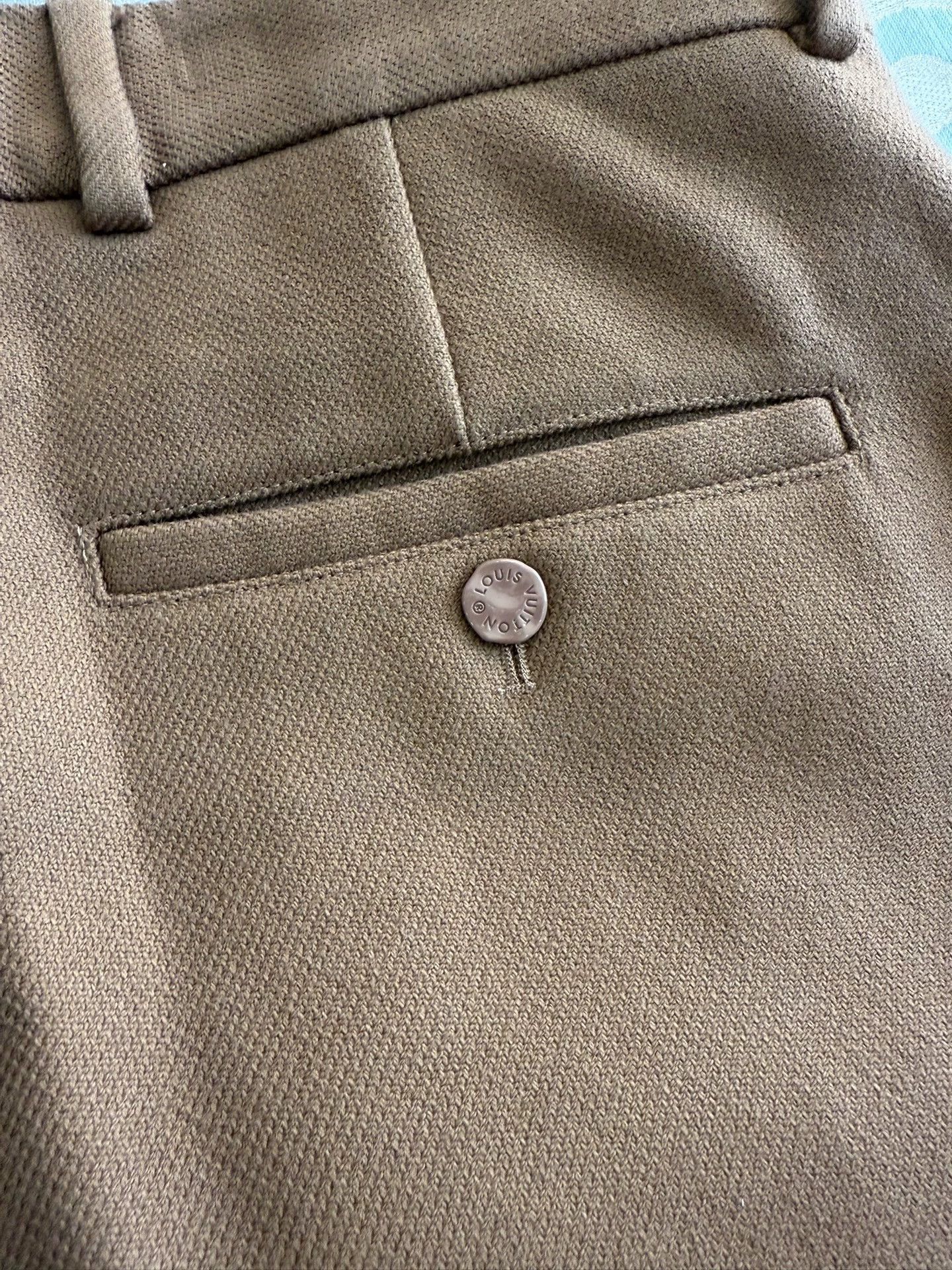 Louis Vuitton LV Wool Meadow Straight Leg Wide Cuff Casual Pants Size 28" / US 6 / IT 42 - 3 Thumbnail
