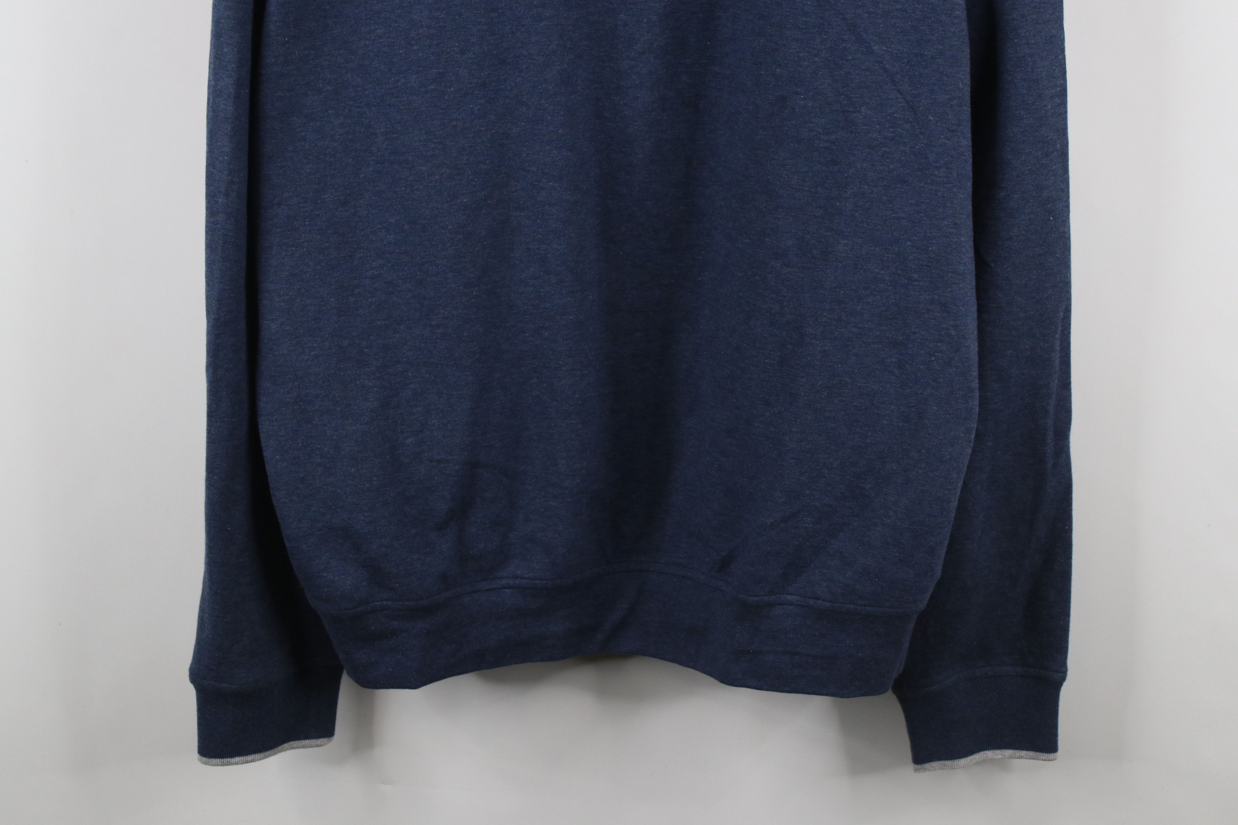 Vintage Oliver Ridley Touch Half Zip Pullover Sweater Heather Blue Size US XXL / EU 58 / 5 - 3 Thumbnail