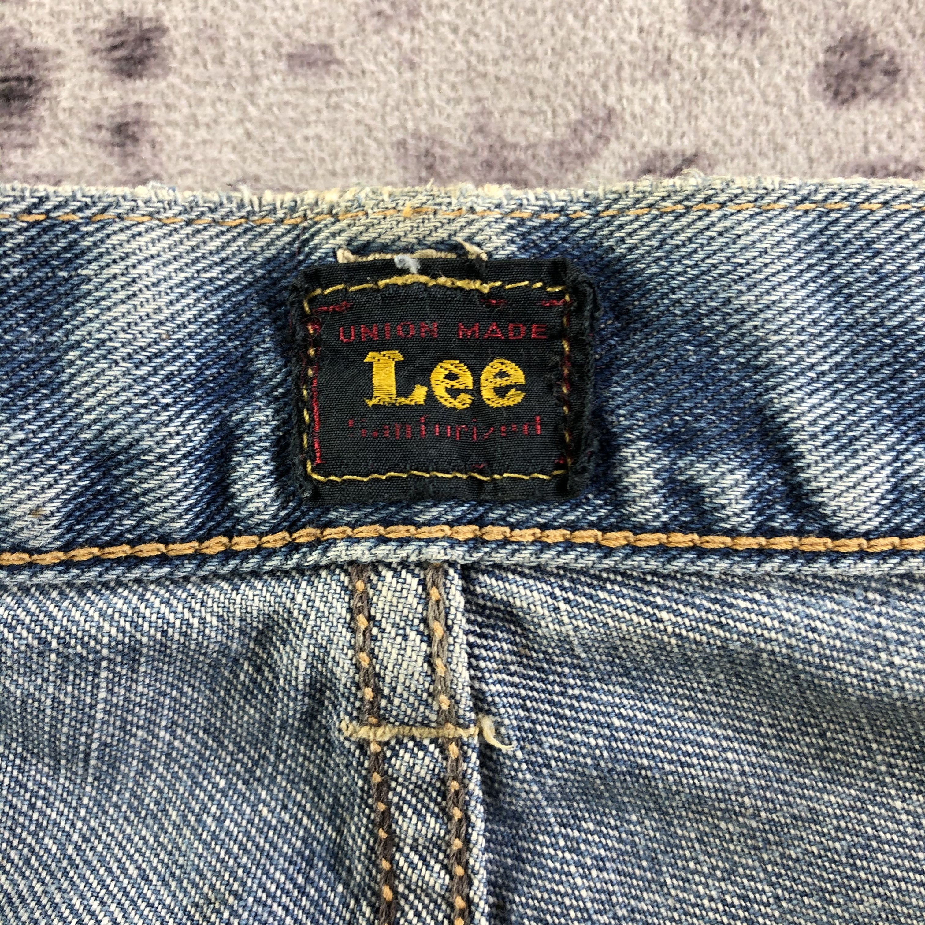 Lee Vintage Blue Wash Lee Selvedge Jeans-JM3660 Size US 33 - 13 Thumbnail