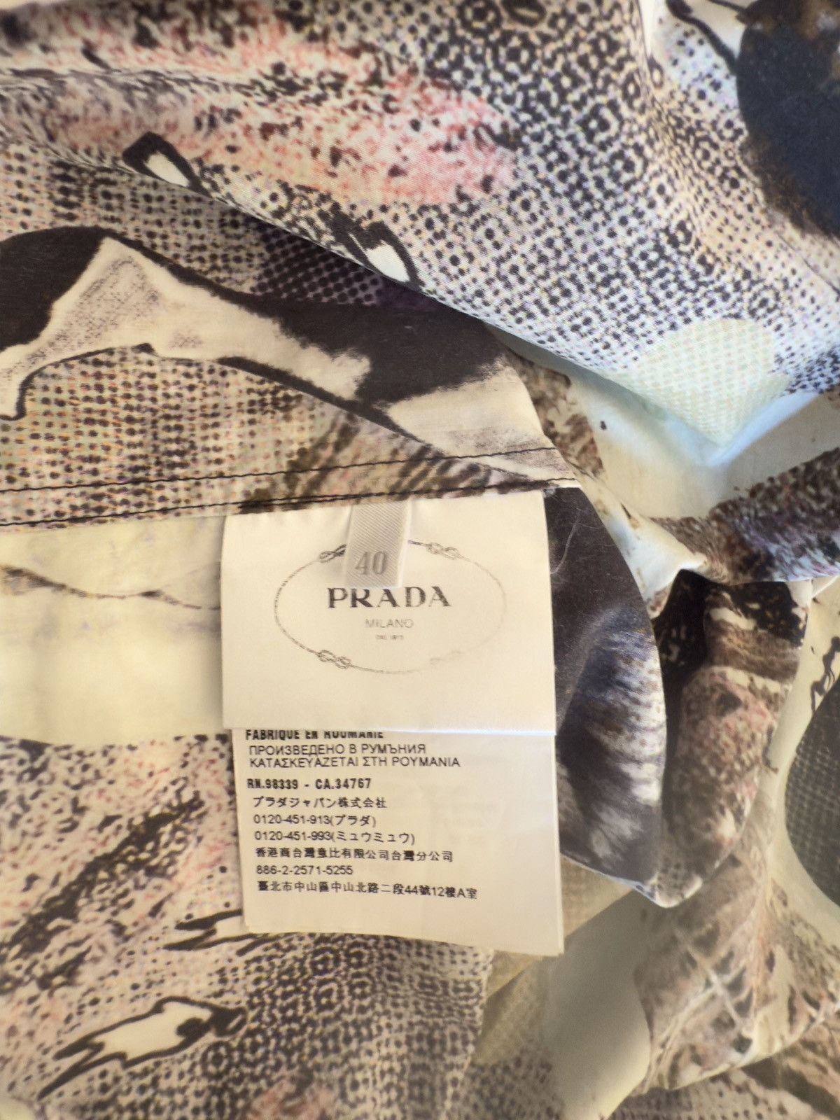 Prada Prada rare bowling shirt Size S / US 4 / IT 40 - 6 Thumbnail