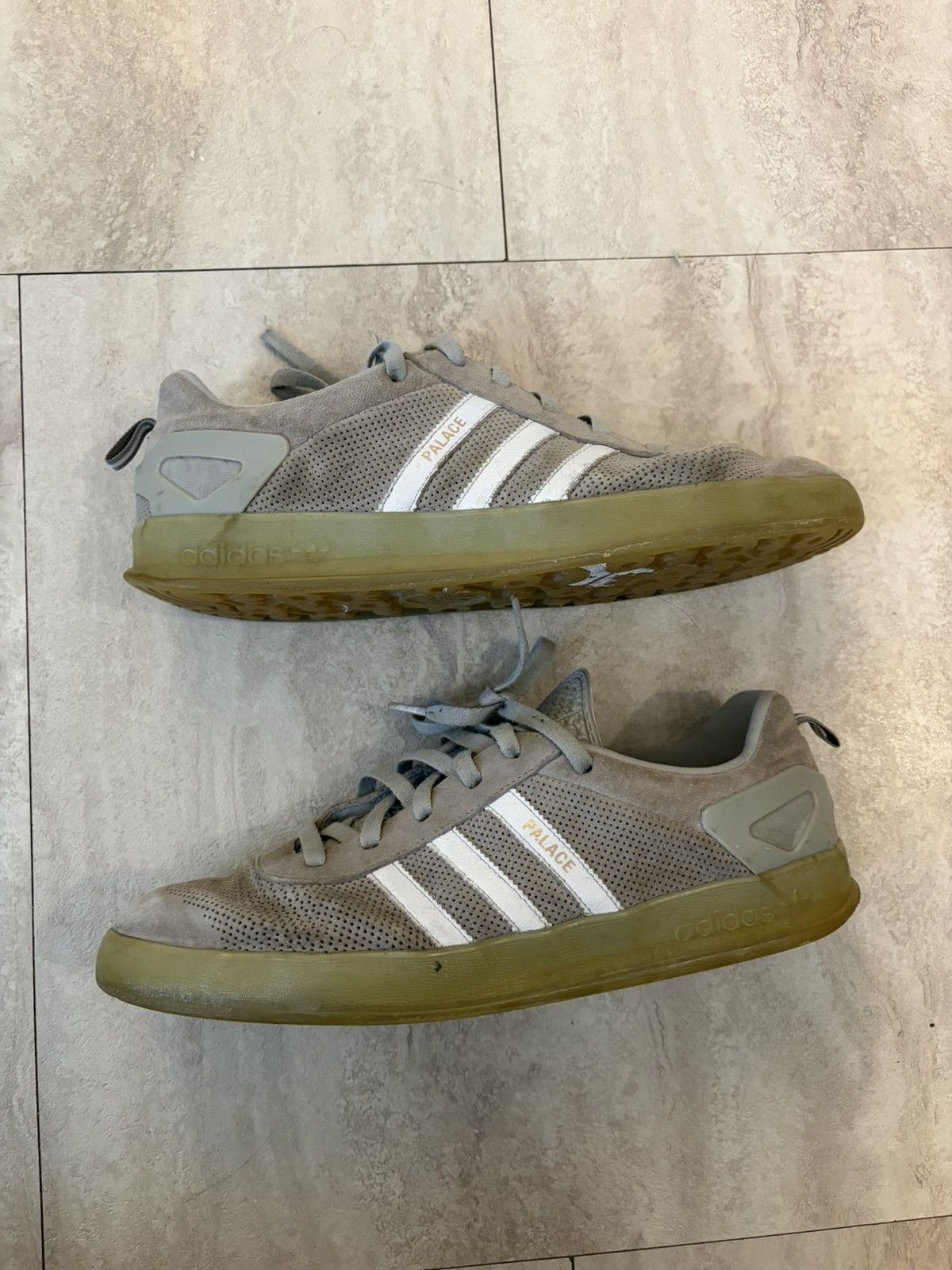 Adidas × Palace Rare Adidas Palace Pro Grey Suede Size US 11 / EU 44 - 1 Thumbnail