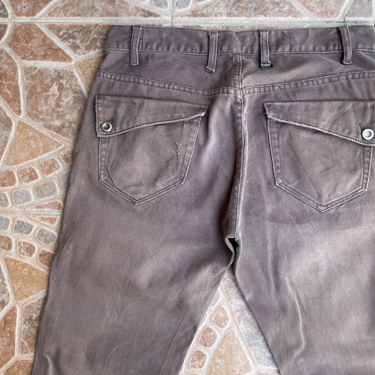 Beams Plus Vintage Beams Corduroy Distressed Casual Pants Size US 32 / EU 48 - 9 Thumbnail
