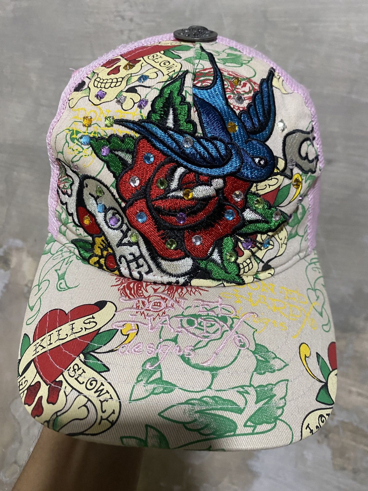 Ed Hardy Vintage Ed Hardy hat Y2K Size ONE SIZE - 2 Thumbnail