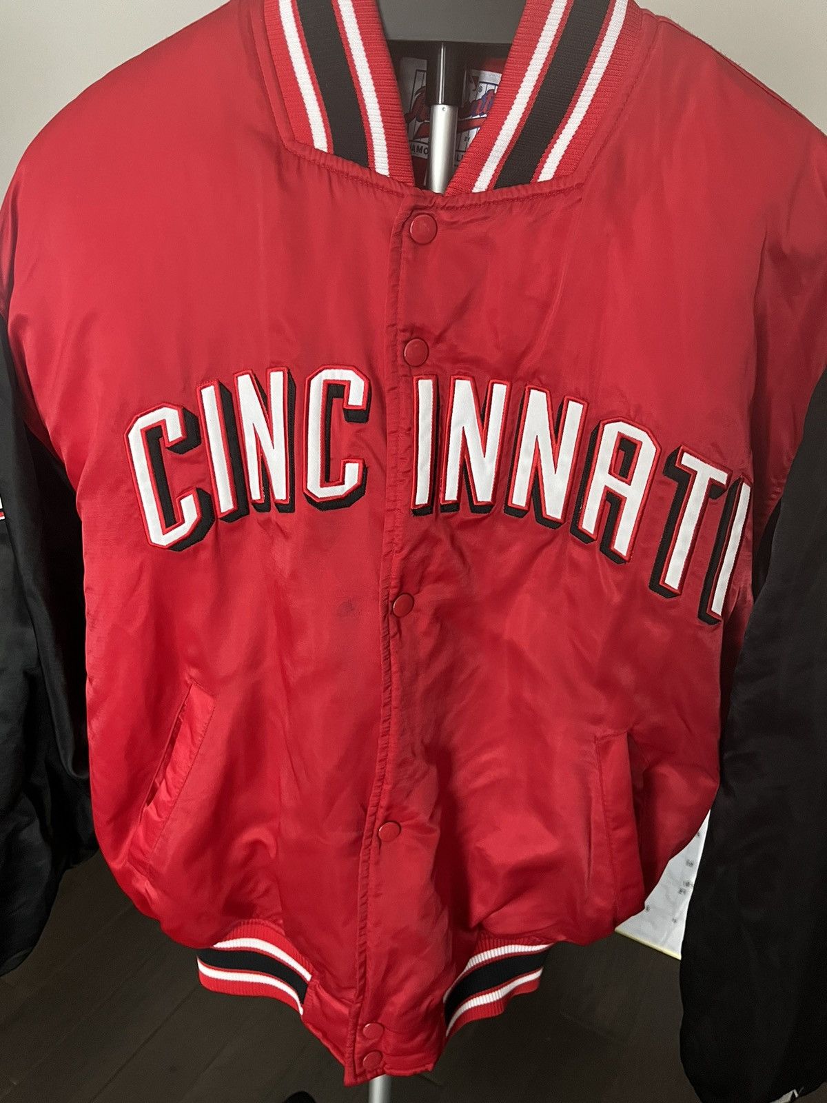 Starter × Vintage Vintage Cincinnati Reds Starter jacket Size US L / EU 52-54 / 3 - 2 Thumbnail