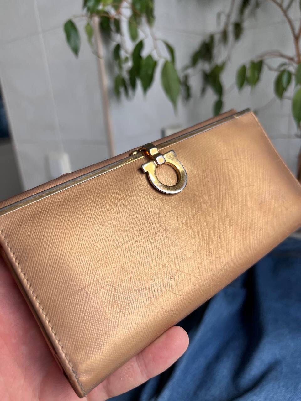 Salvatore Ferragamo Vintage Salvatore Ferragamo Leather Gold Wallet Size ONE SIZE - 3 Thumbnail