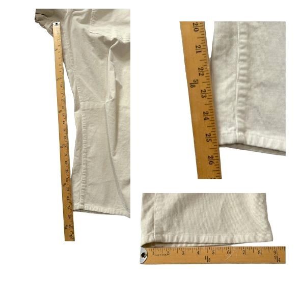 Nili Lotan Nili Lotan Shon Corduroy Pants, Winter White, Size 12, New w Size 34" / US 12 / IT 48 - 12 Thumbnail