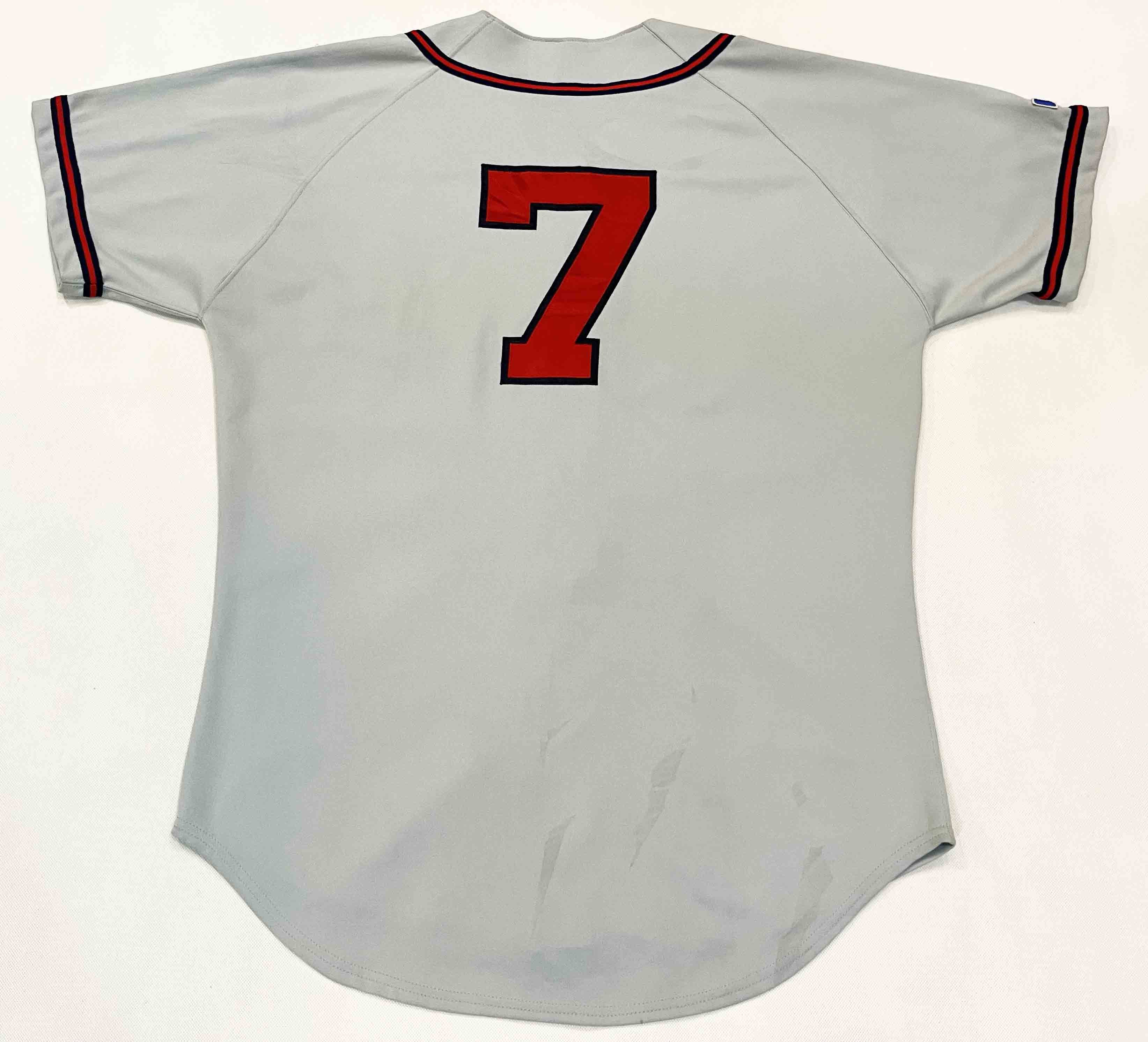 Vintage Russell Athletic MLB Atlanta Braves #7 Jersey