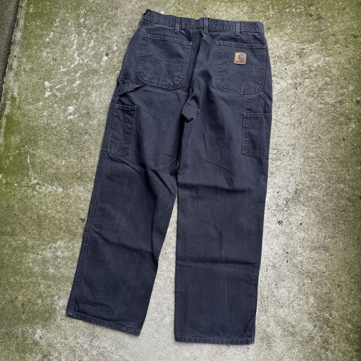 Carhartt × Vintage VINTAGE CARHARTT CARPENTER FADED BAGGY CANVAS WORK PANTS 32 Size US 32 / EU 48 - 6 Thumbnail