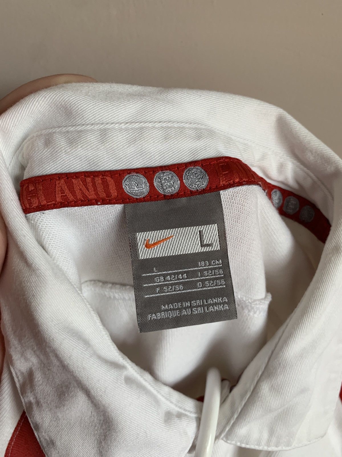 Nike England 2007 Home Rugby Union Shirt Nike Jersey Size Large Size US L / EU 52-54 / 3 - 12 Thumbnail