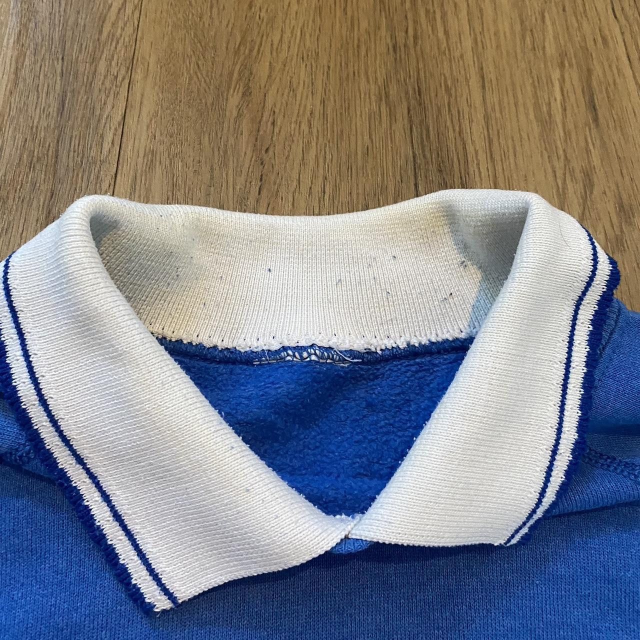 Other 90s Blue and white snowflake sweatshirt with collar Size US S / EU 44-46 / 1 - 4 Thumbnail