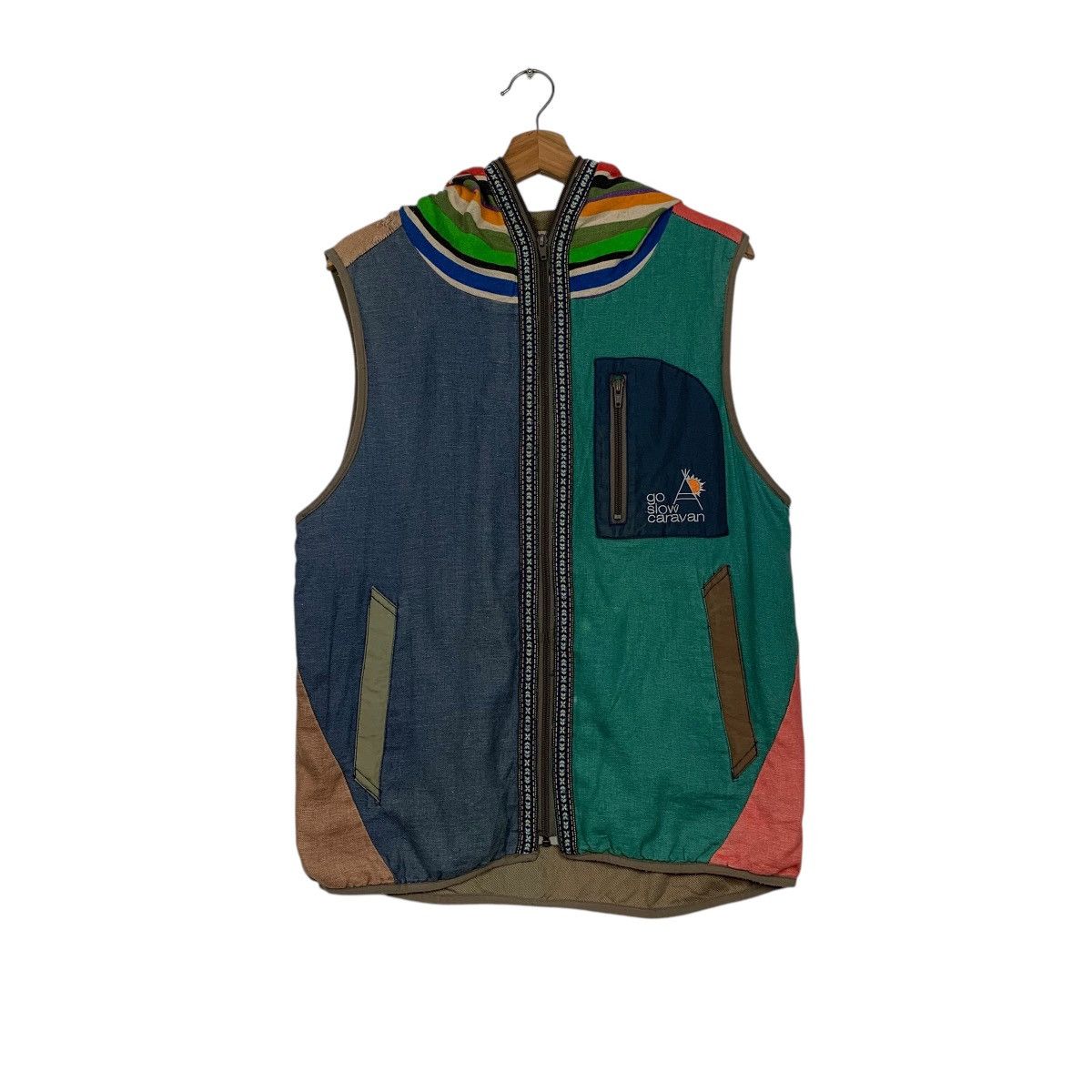 go slow caravan Go Slow Caravan Color Block Vest Size US M / EU 48-50 / 2 - 1 Thumbnail