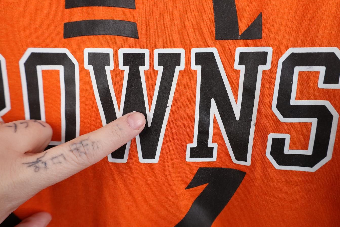 Nike Nike NFL Cleveland Browns Football Short Sleeve T-Shirt Size US L / EU 52-54 / 3 - 6 Thumbnail