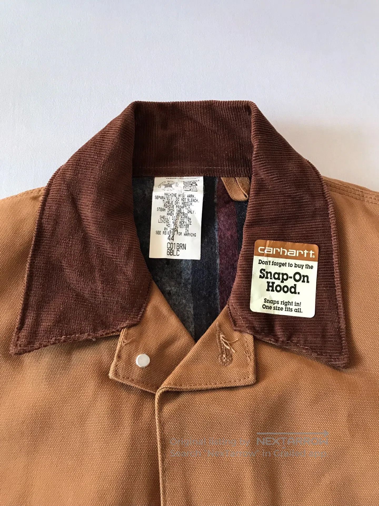 Carhartt 90s Carhartt C01 Brown Jacket. Size US S / EU 44-46 / 1 - 7 Thumbnail