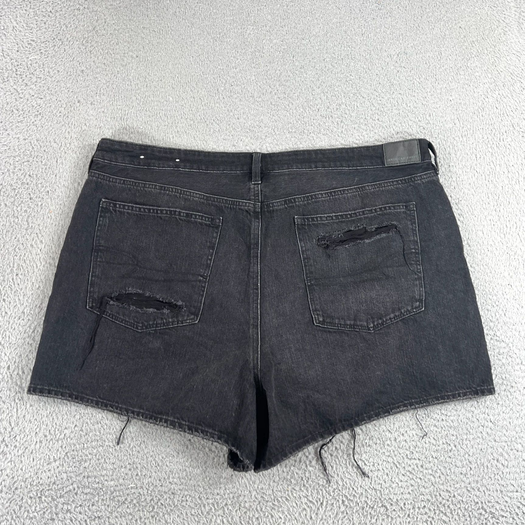 American Eagle Outfitters American Eagle Shorts Adult 20 Black Wash NWT High Rise Womens Size 42" / US 20 - 6 Thumbnail