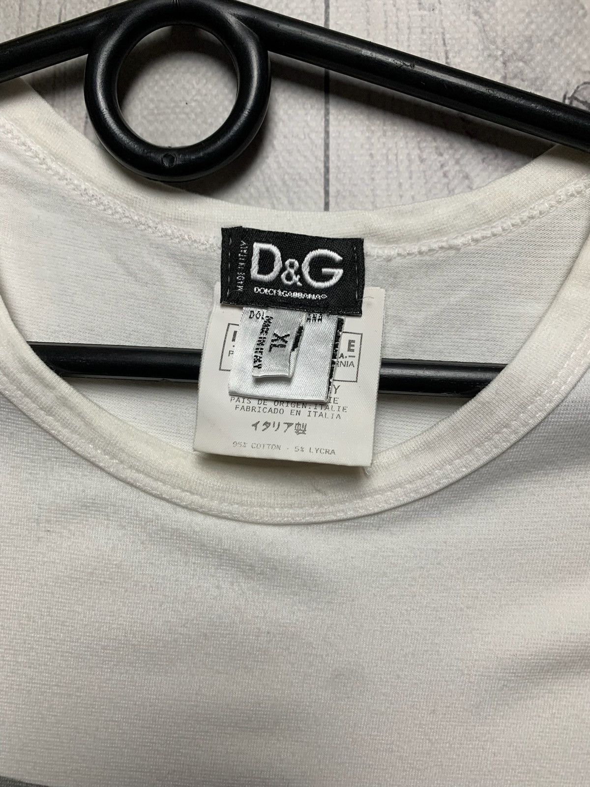 Dolce & Gabbana × Vintage Vintage Dolce gabbana tee big logo size M/L Size US L / EU 52-54 / 3 - 3 Thumbnail