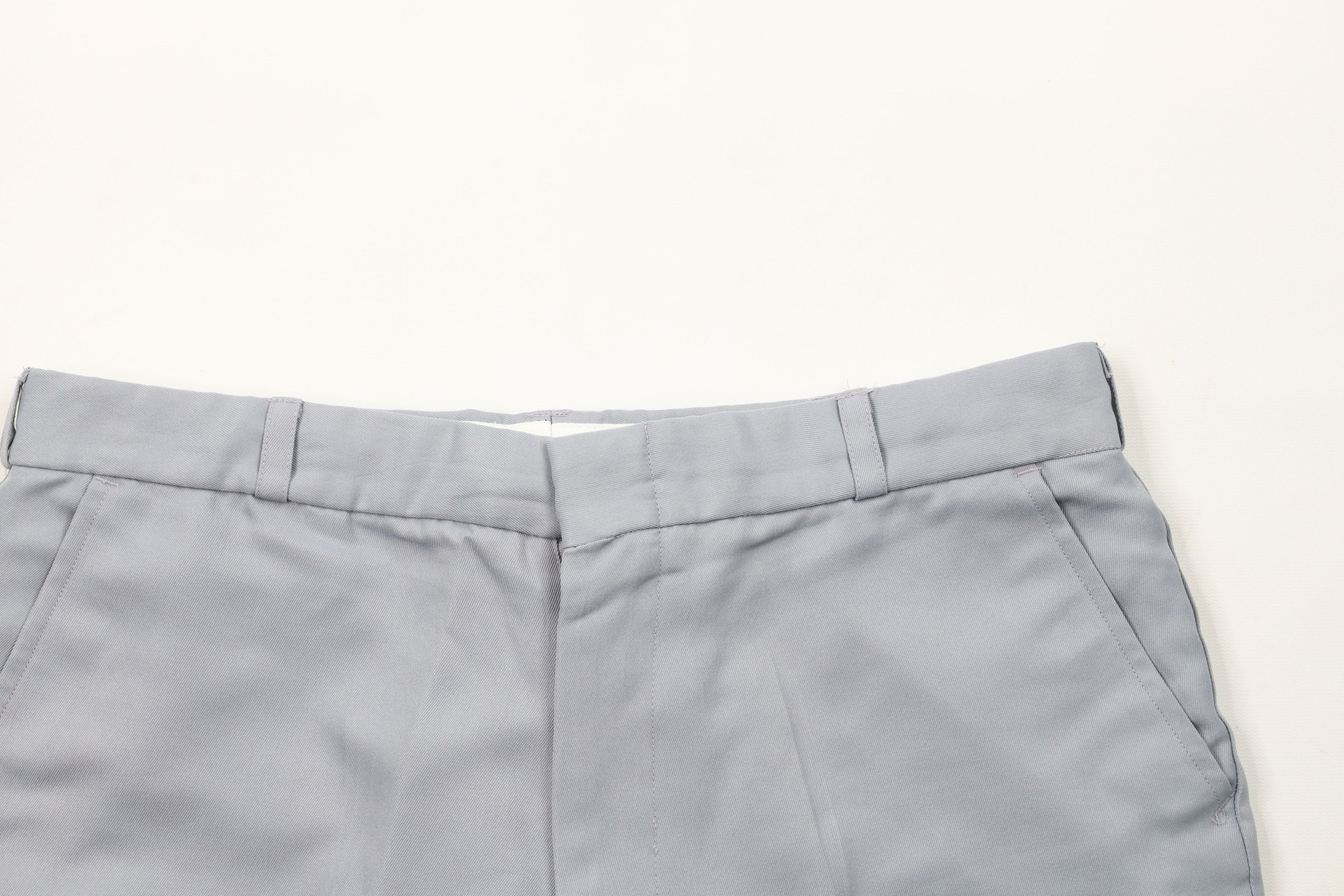 Vintage Vintage 70s Streetwear Blank Above Knee Knit Shorts Gray USA Size US 34 / EU 50 - 2 Thumbnail