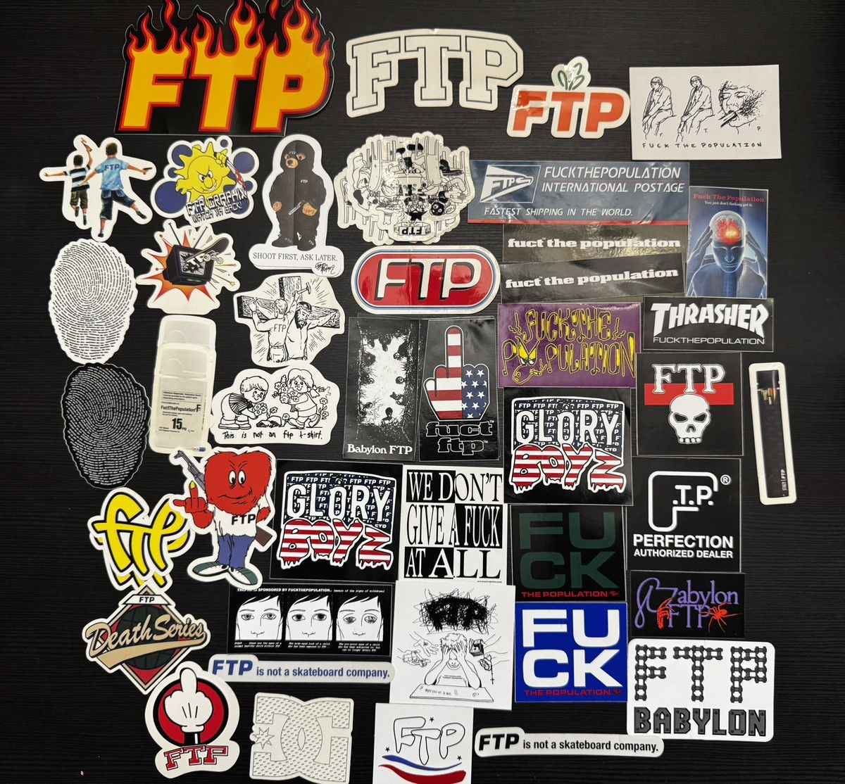 Fuck The Population Fuck The Population Stickers FTP Size ONE SIZE - 1 Preview