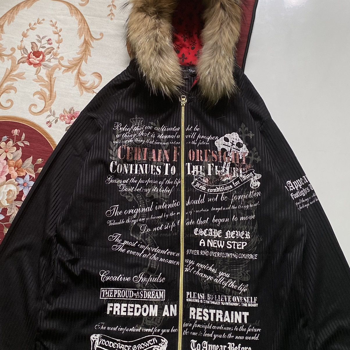 14th Addiction × If Six Was Nine × Le Grande Bleu (L.G.B.) RARE❤️‍🔥 TimeStep Poem Punk fur Hoodie ifsixwasnine lgb style Size US L / EU 52-54 / 3 - 3 Thumbnail