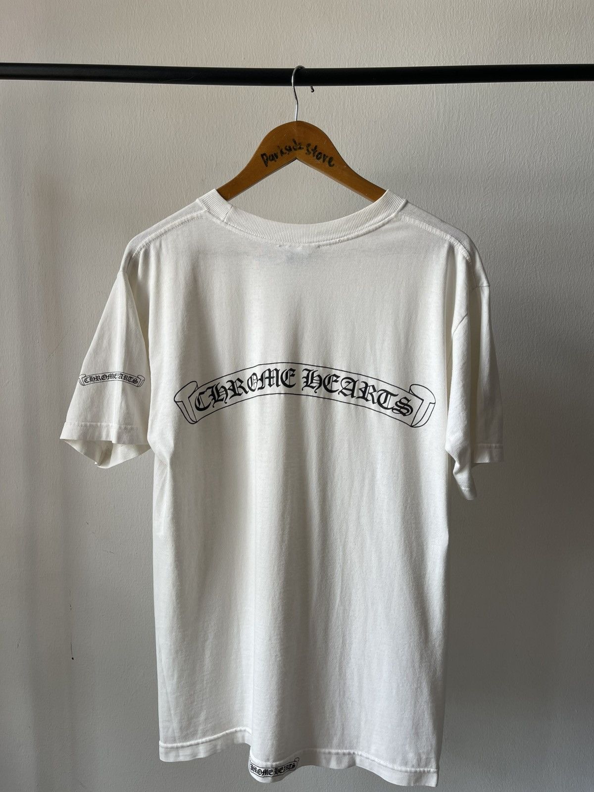 Chrome Hearts 90s Chrome Hearts Scroll Logo Tee Size US M / EU 48-50 / 2 - 1 Thumbnail