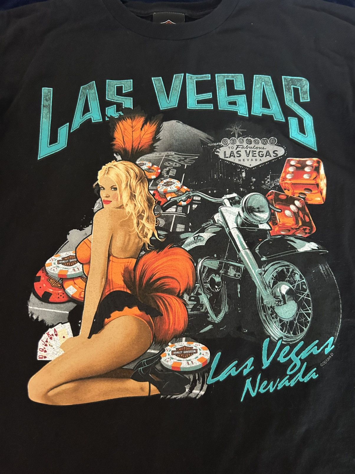 Harley Davidson Harley Davidson Vegas tee Size US M / EU 48-50 / 2 - 2 Thumbnail