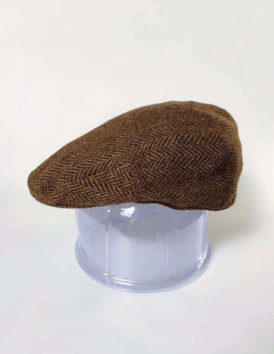 Ralph Lauren × Rugby Ralph Lauren Ralph Lauren Rugby Wool Tweed Flat Cap Beret Hat Peaked Cap Size ONE SIZE - 2 Thumbnail