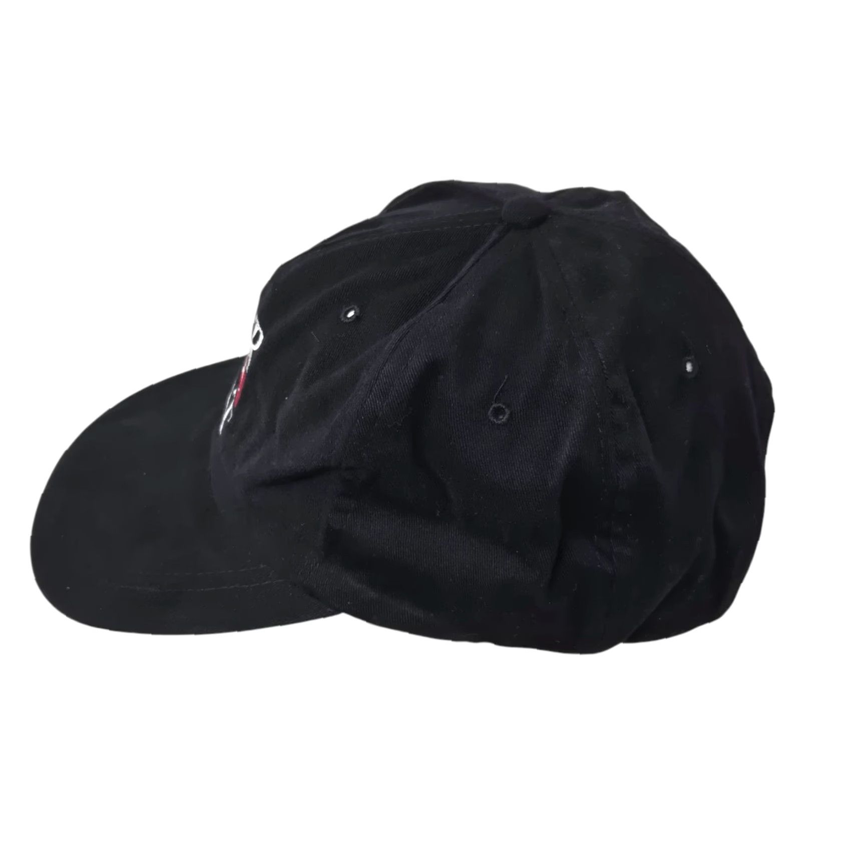 Vintage VINTAGE Basic Cigarettes Your Basic Hat Black Snap Back Adjustable Cap 1980s Size ONE SIZE - 4 Thumbnail