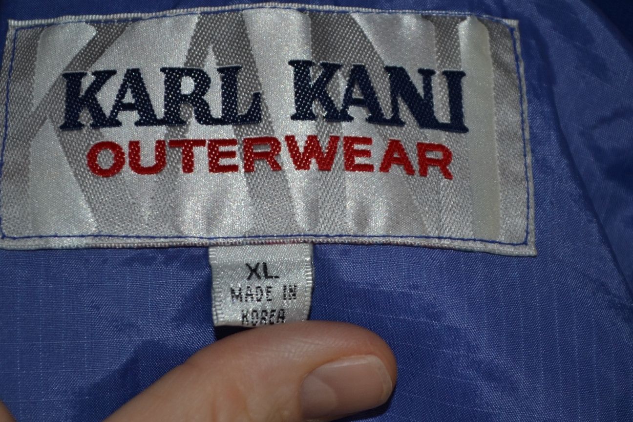 Karl Kani × Vintage KARL KANI OUTERWEAR SPORT Ripstop Nylon Jersey XL Size US XL / EU 56 / 4 - 8 Thumbnail