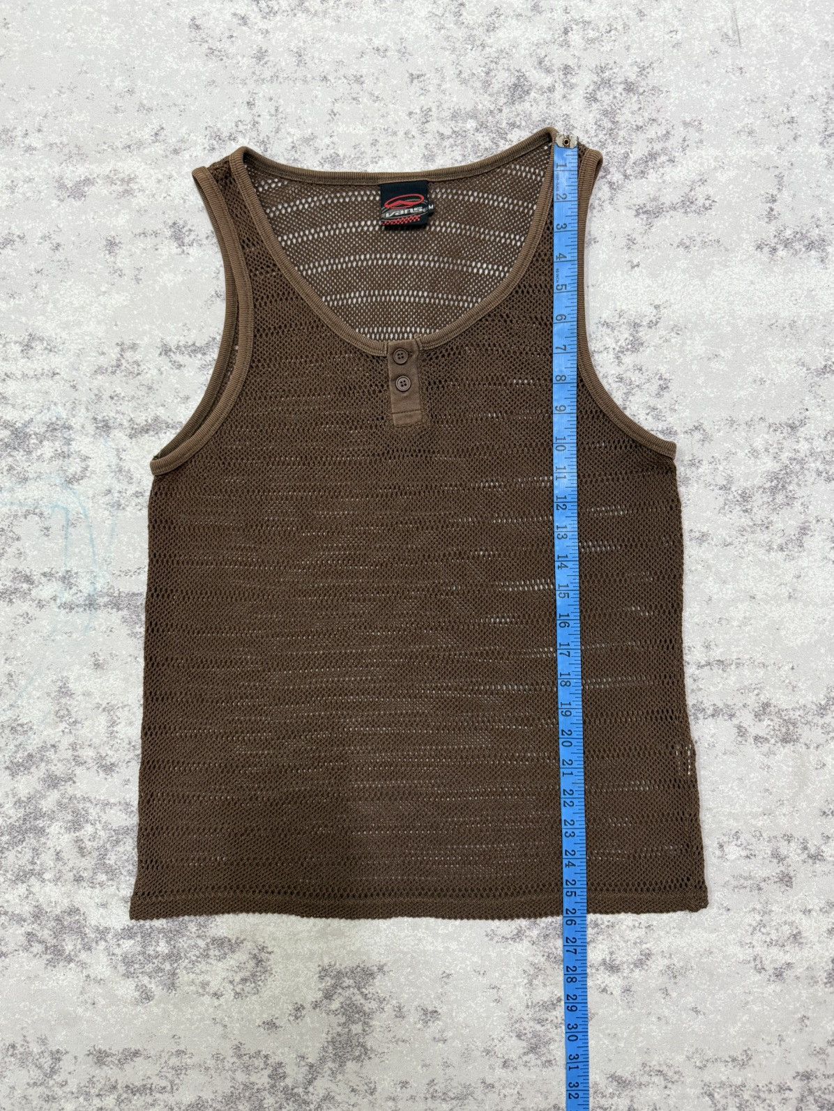 Vans VINTAGE Y2K VANS KNIT SINGLET TANK TOP SLEEVELESS Size US S / EU 44-46 / 1 - 14 Thumbnail
