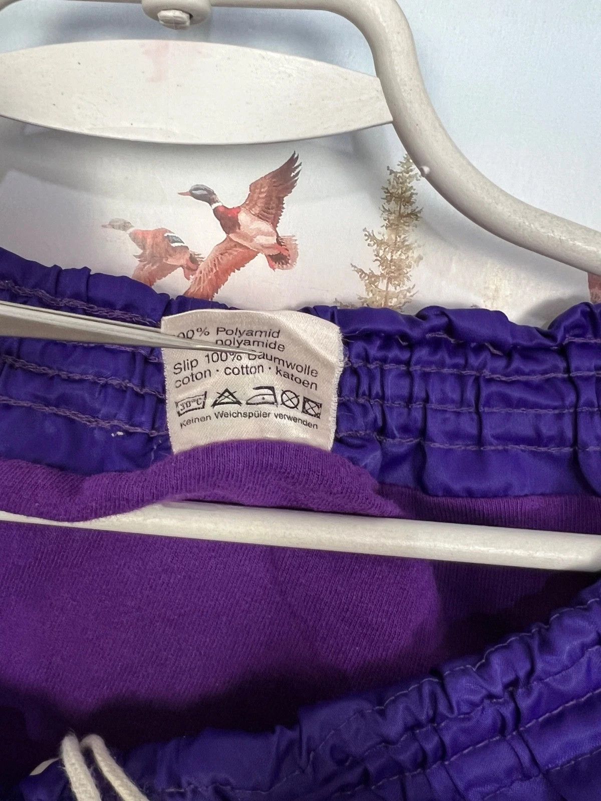 Erima Vintage 90's Erima Adidas Nylon Shorts Purple Athletic Run Size US 34 / EU 50 - 5 Thumbnail