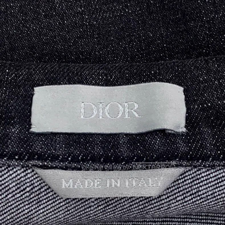 Dior Dior Black old flower stitched cotton lapel zipper denim j Size US S / EU 44-46 / 1 - 6 Thumbnail
