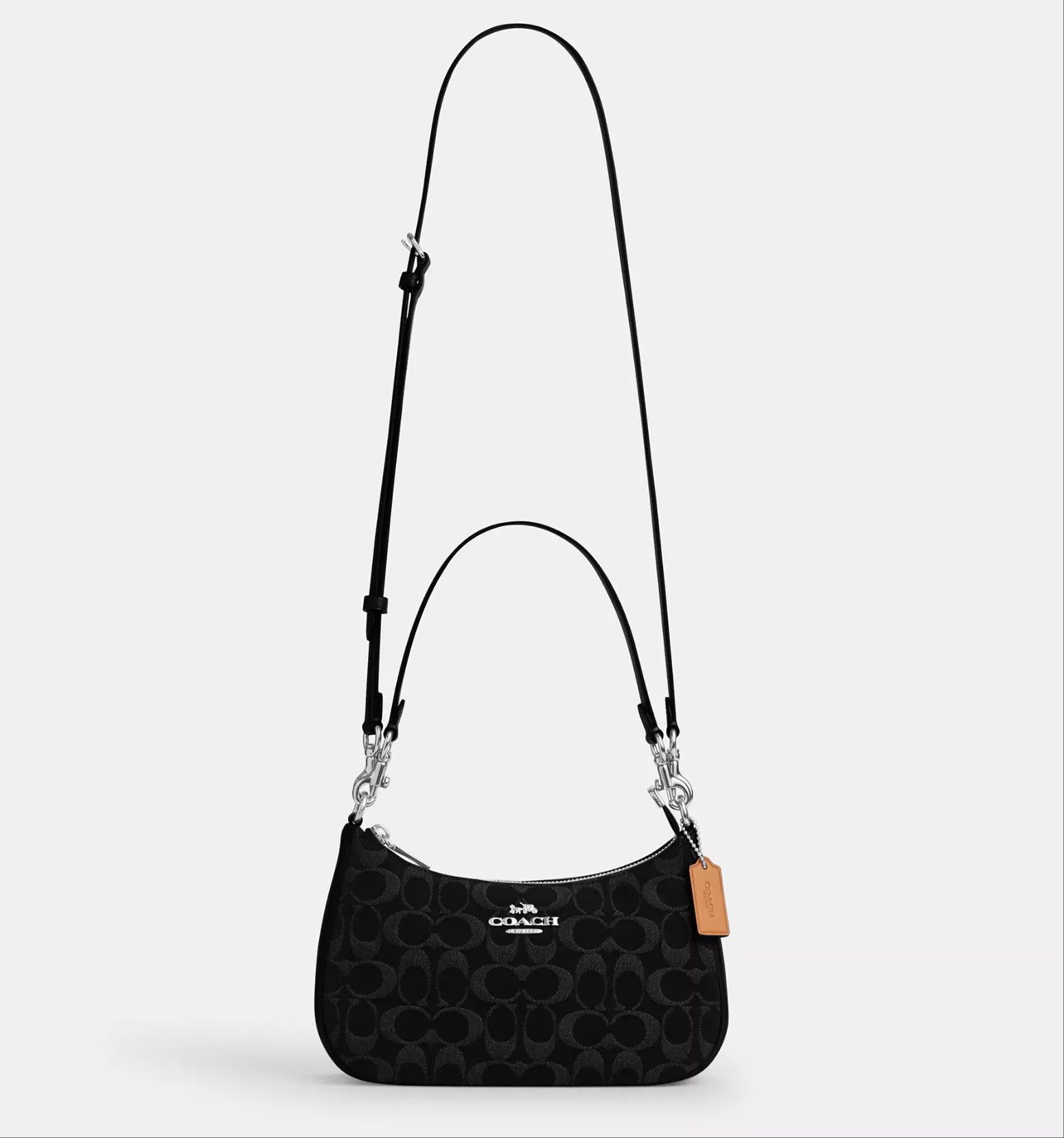 Coach Teri Shoulder Bag In Signature Denim CDE43 Size ONE SIZE - 14 Thumbnail