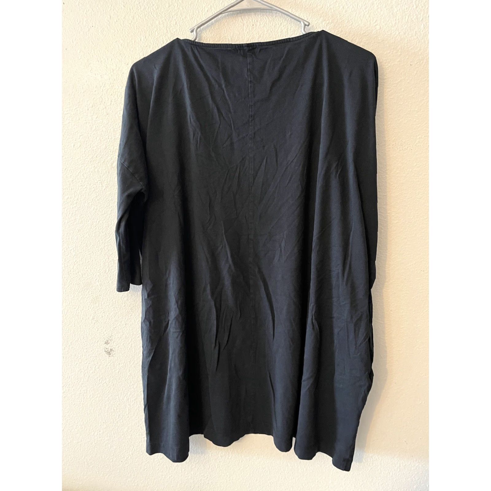 Gap Gap Black Solid Round Neck Sheath Dress Size S - Womens Knit Cocktail, Business, Casual, Party Size S / US 4 / IT 40 - 3 Thumbnail