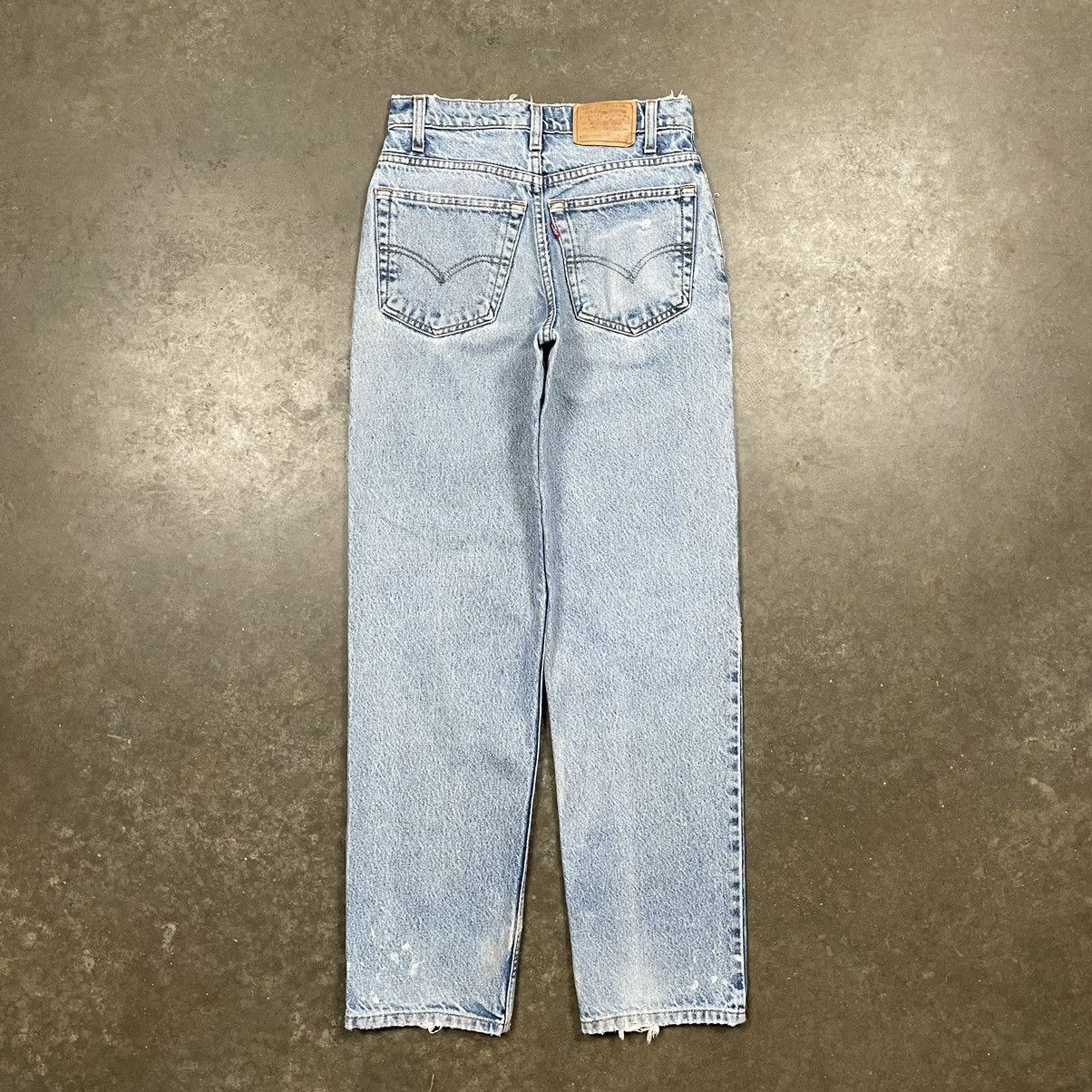 Levi's × Vintage Vintage Faded Distressed Levi’s Jeans Light Wash Grunge 90s Size US 28 / EU 44 - 1 Thumbnail