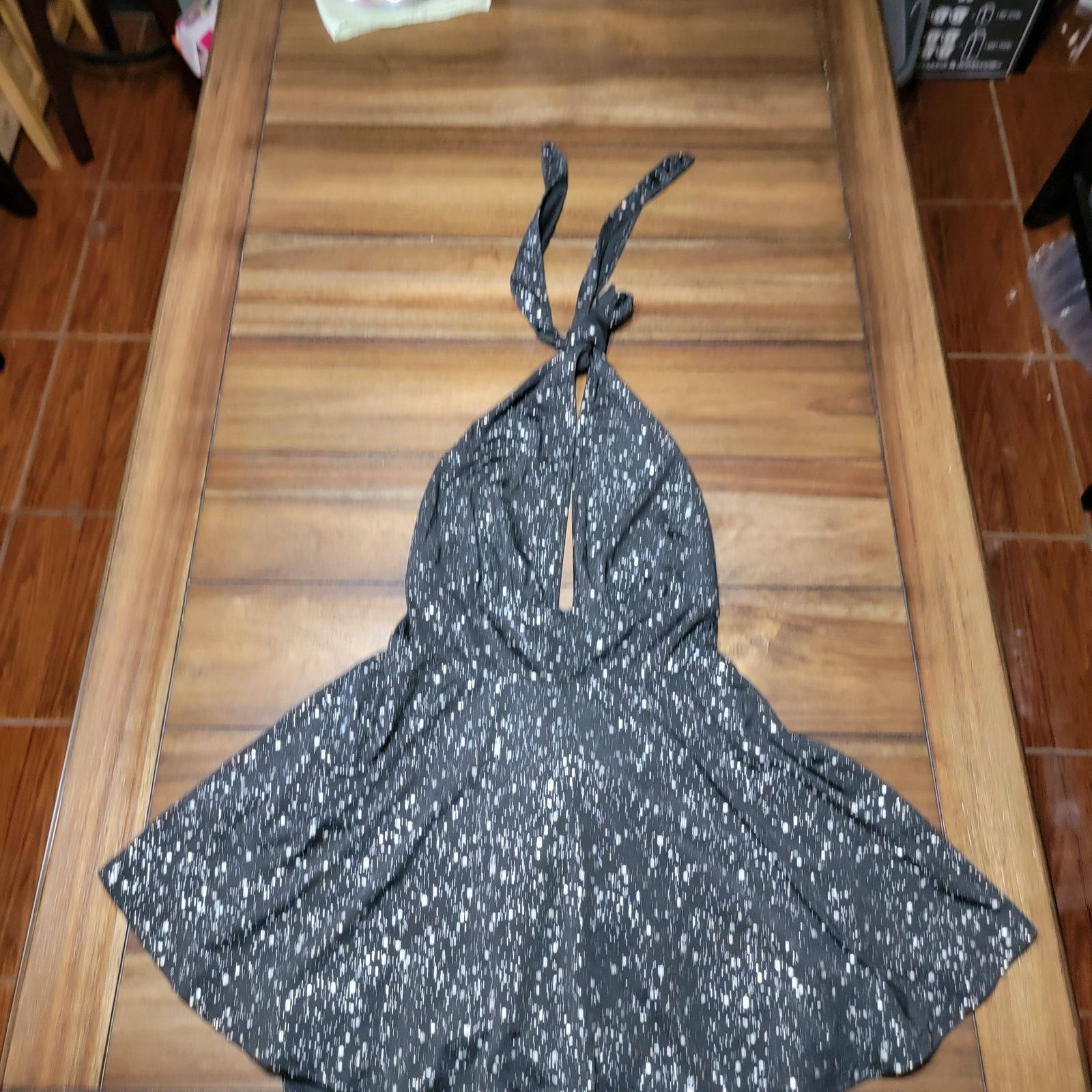 Other Shien 1 Pc Black w/ Silver Speckle Ladies Swimsuit - Size XL Size XL / US 12-14 / IT 48-50 - 2 Thumbnail