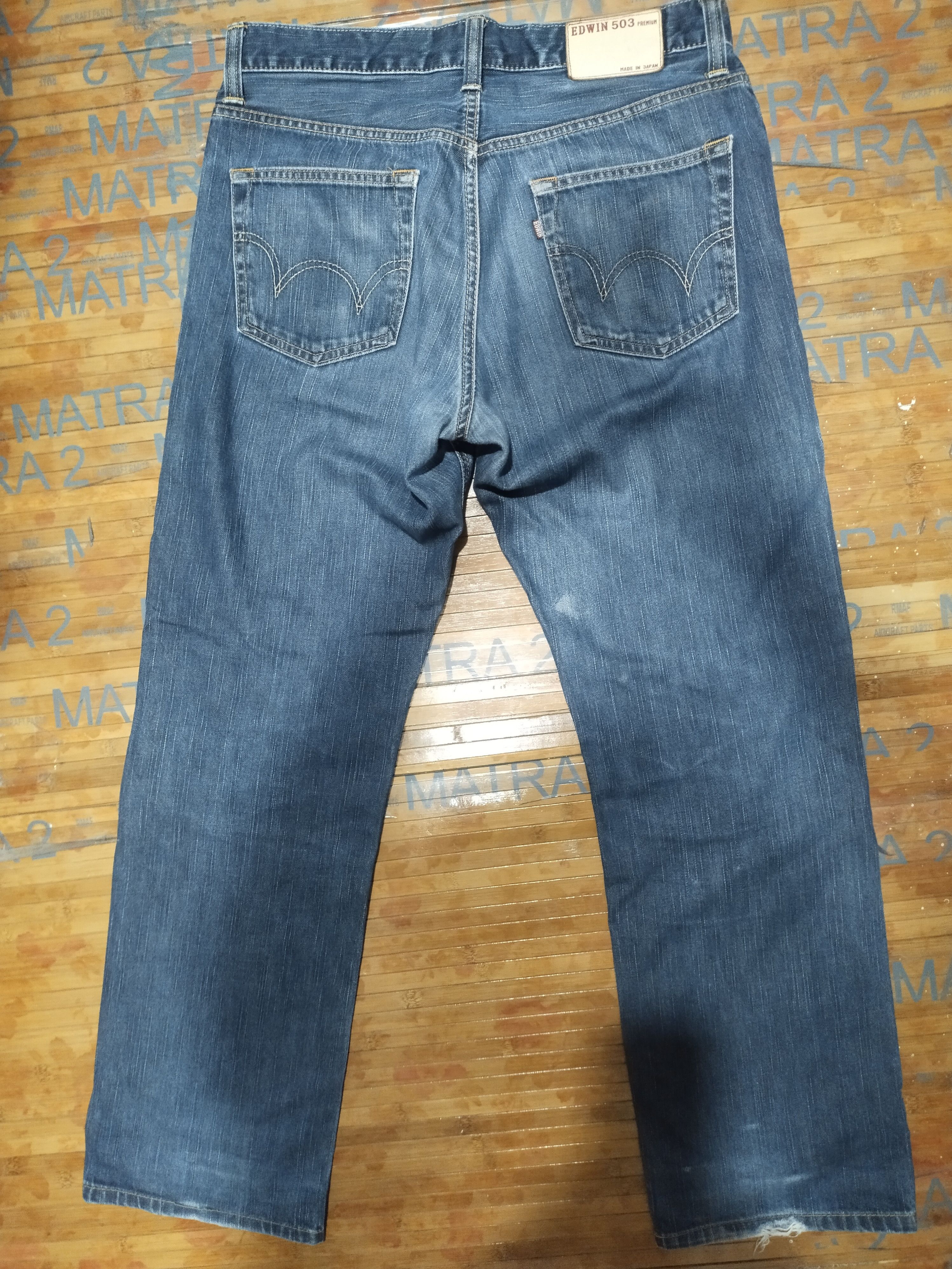Edwin × Japanese Brand × Vintage Edwin 503 Premiun Sz 32" Size US 32 / EU 48 - 2 Thumbnail