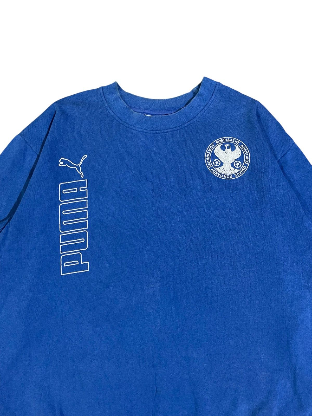 Puma Vintage Puma Greece Soccer Club Sweatshirts Size US L / EU 52-54 / 3 - 3 Thumbnail
