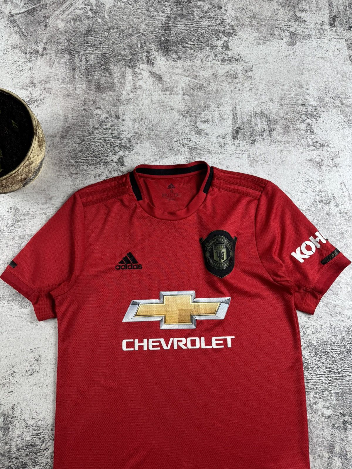 Adidas Vintage Manchester United 2019/2020 Red Soccer Football T Shirt Jersey Kit Size US S / EU 44-46 / 1 - 5 Thumbnail