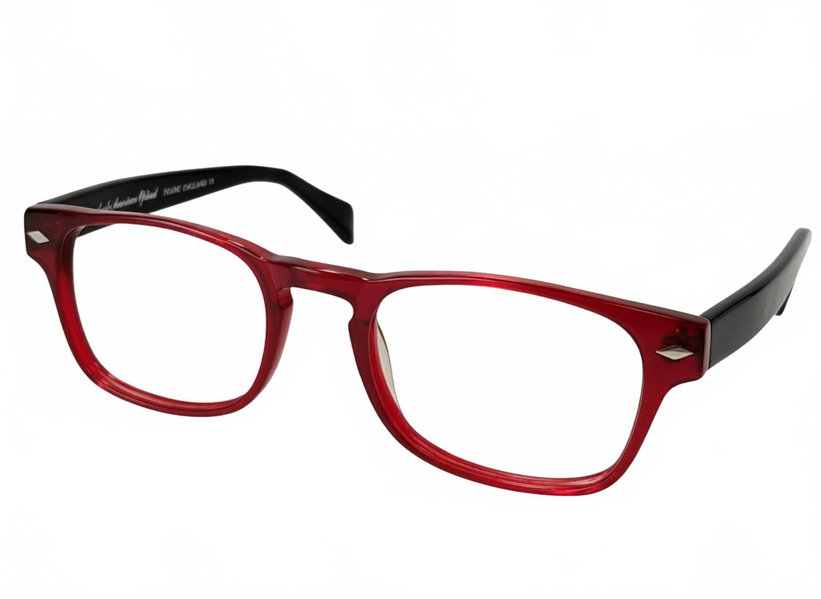 Other Anglo-American Optical U.K. Fitz OP9/BLK Eyeglasses Ruby Red Size ONE SIZE - 1 Thumbnail